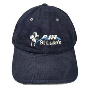 Fahrenheit Air St Luke's Baseball Cap Blue White One Size Slideback Cotton Hat